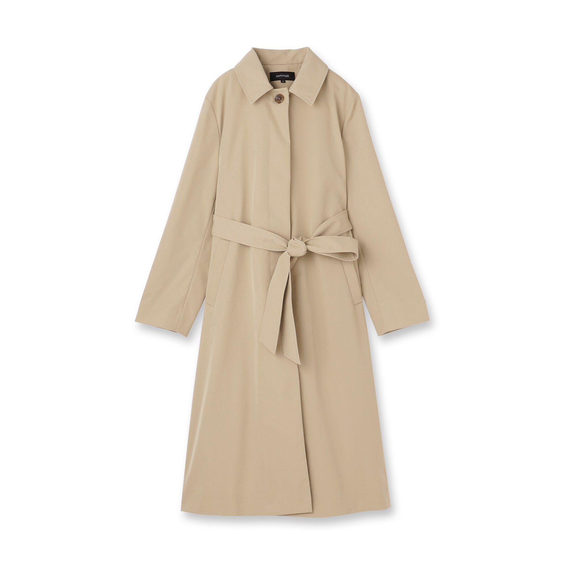 UNTITLED「【はっ水/洗える】タスランステンカラーコート」|ステンカラーコート|