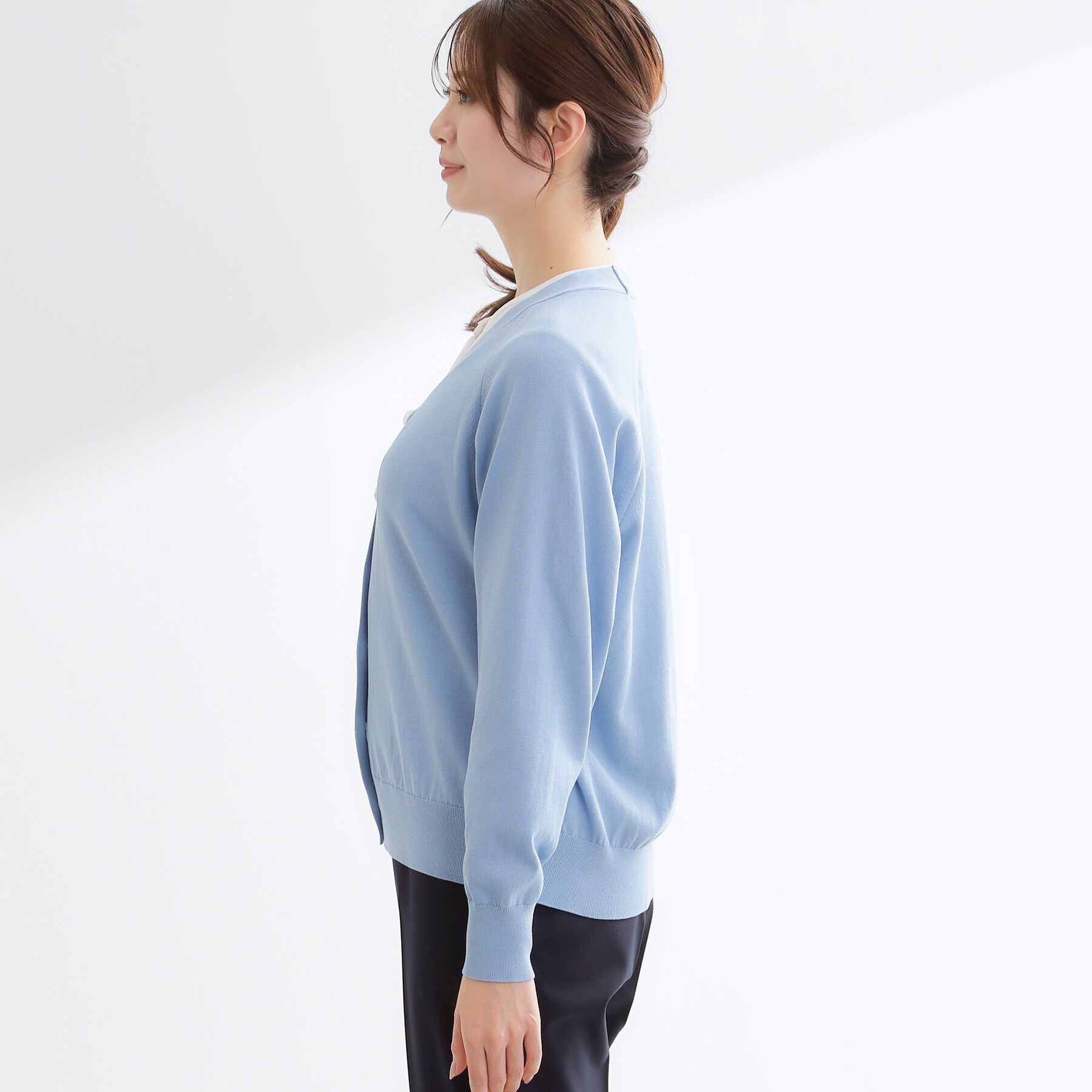 Reflect「ハイゲージVネックカーディガン」|カーディガン|