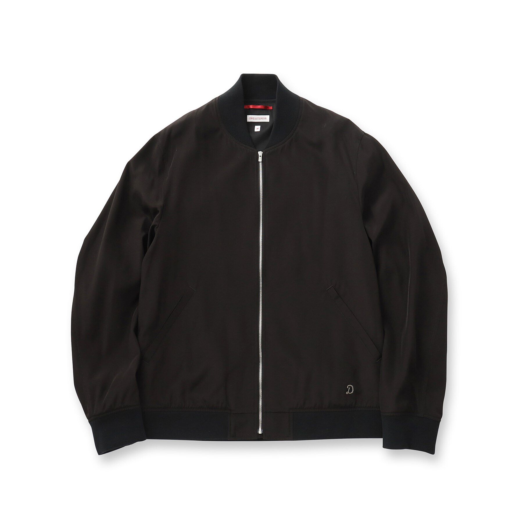 DRESSTERIOR「SDG&rsquo;s ブラックMA－1 ジャケット」|ブルゾン・スタジャン|