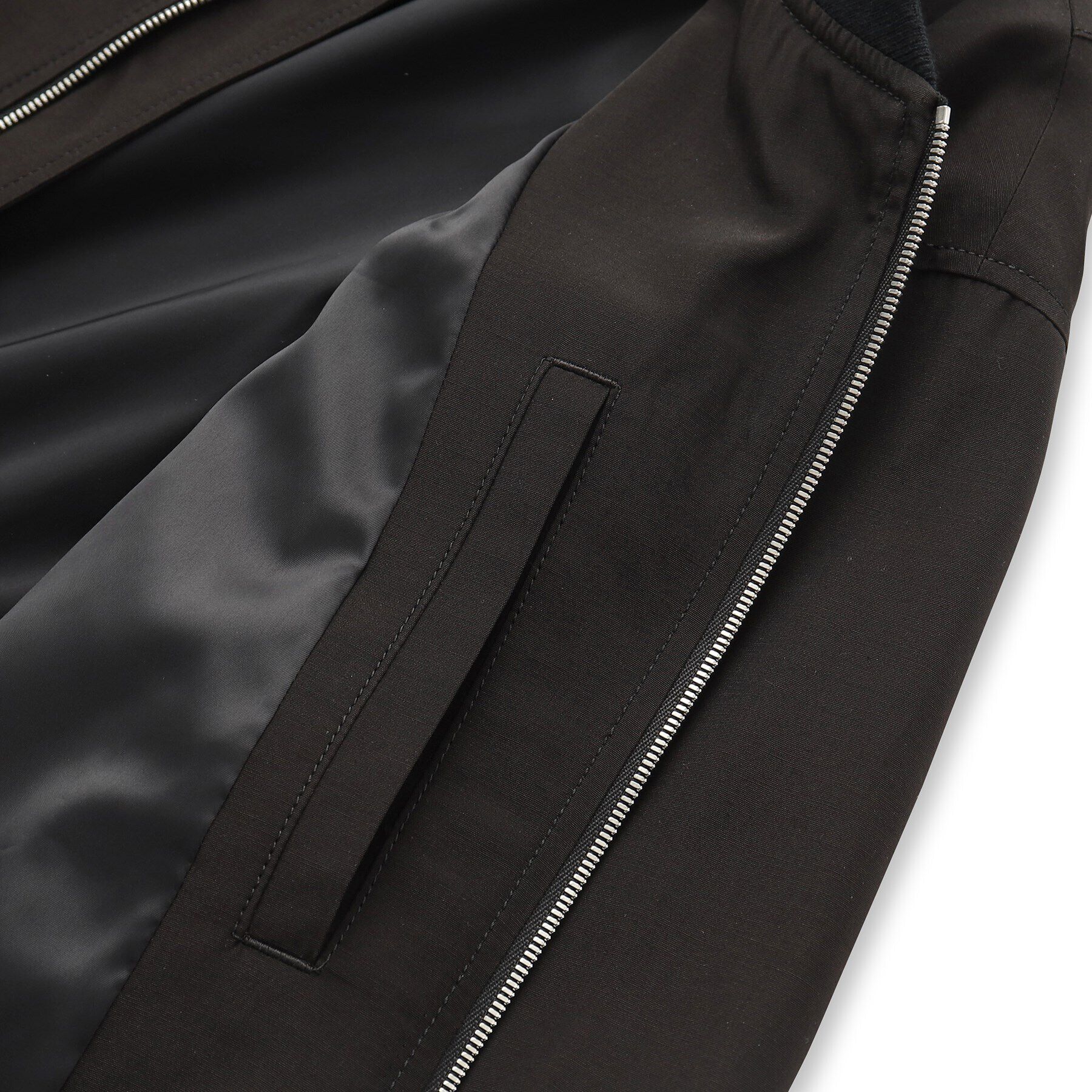 DRESSTERIOR「SDG&rsquo;s ブラックMA－1 ジャケット」|ブルゾン・スタジャン|