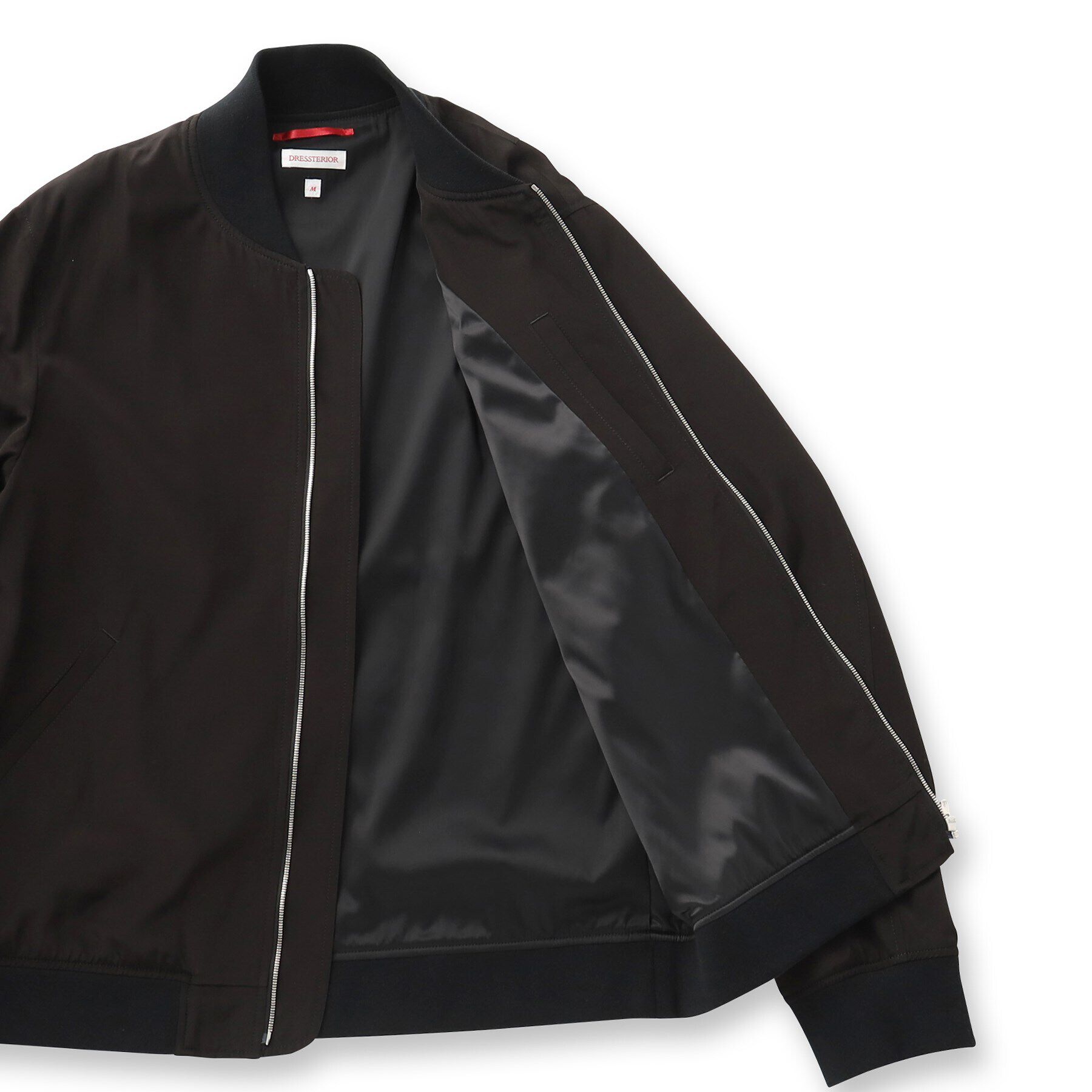 DRESSTERIOR「SDG&rsquo;s ブラックMA－1 ジャケット」|ブルゾン・スタジャン|