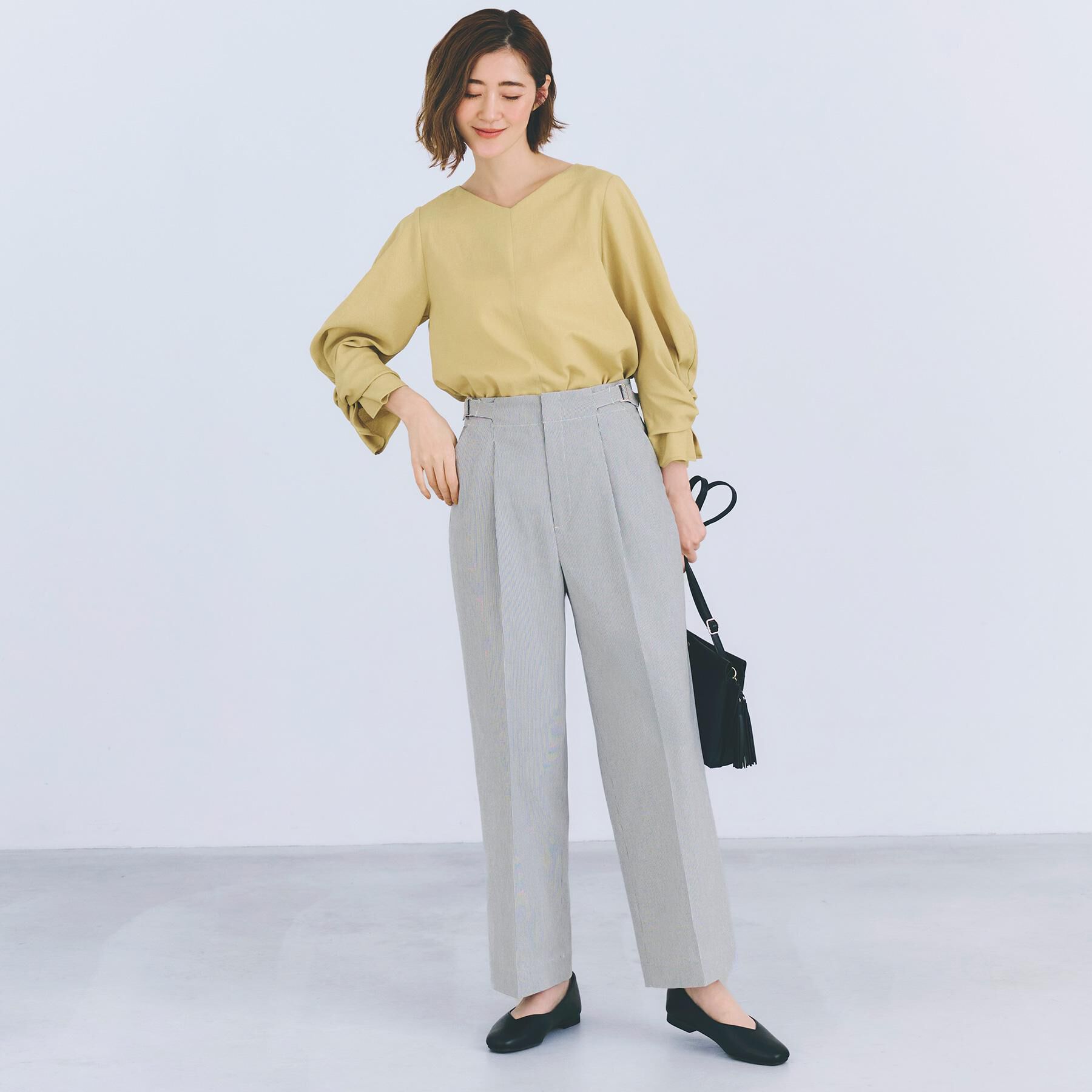 grove「【接触冷感】ハイパーストレッチワイドパンツ」|その他|