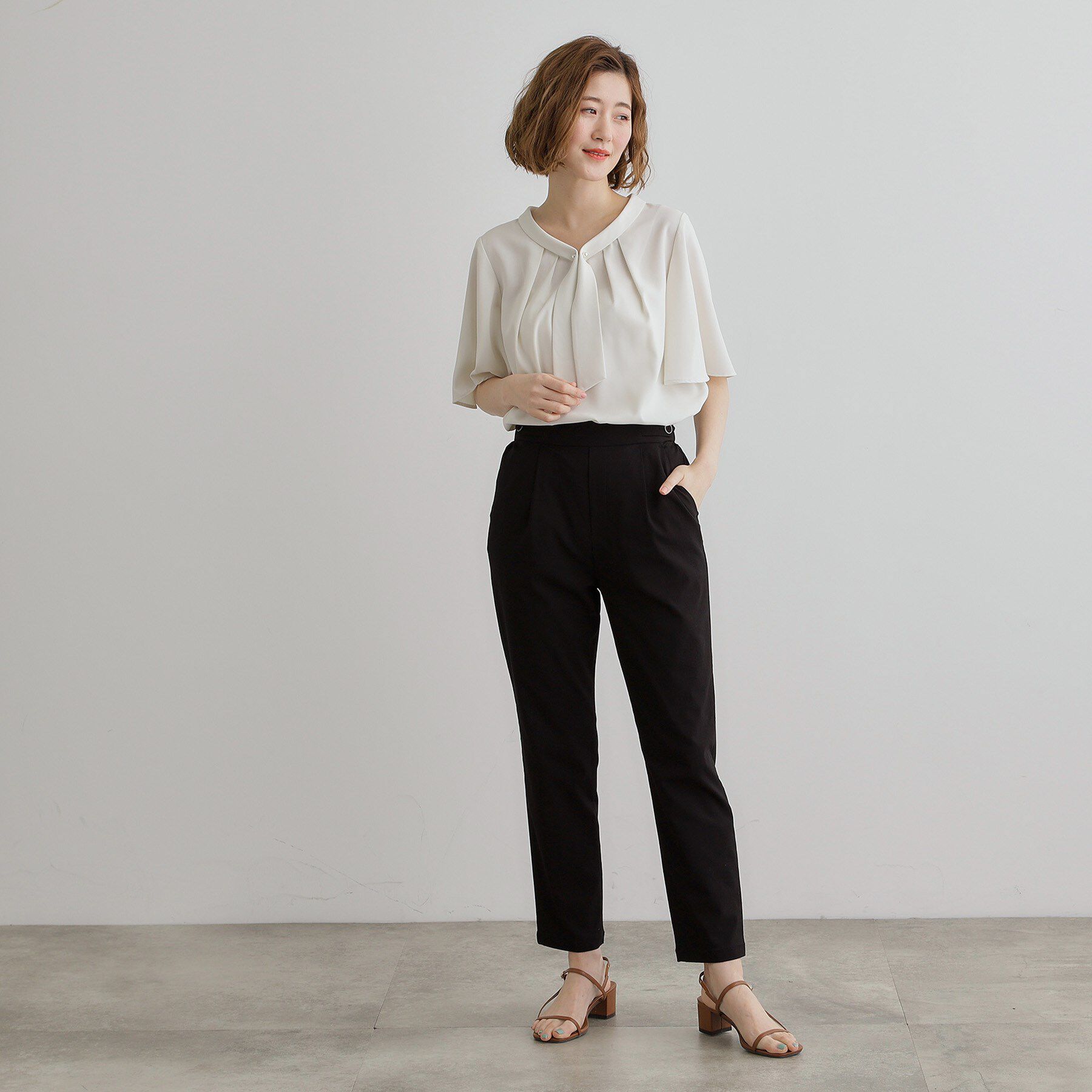 grove「【冷感】サマーハイパーストレッチテーパードパンツ」|その他|