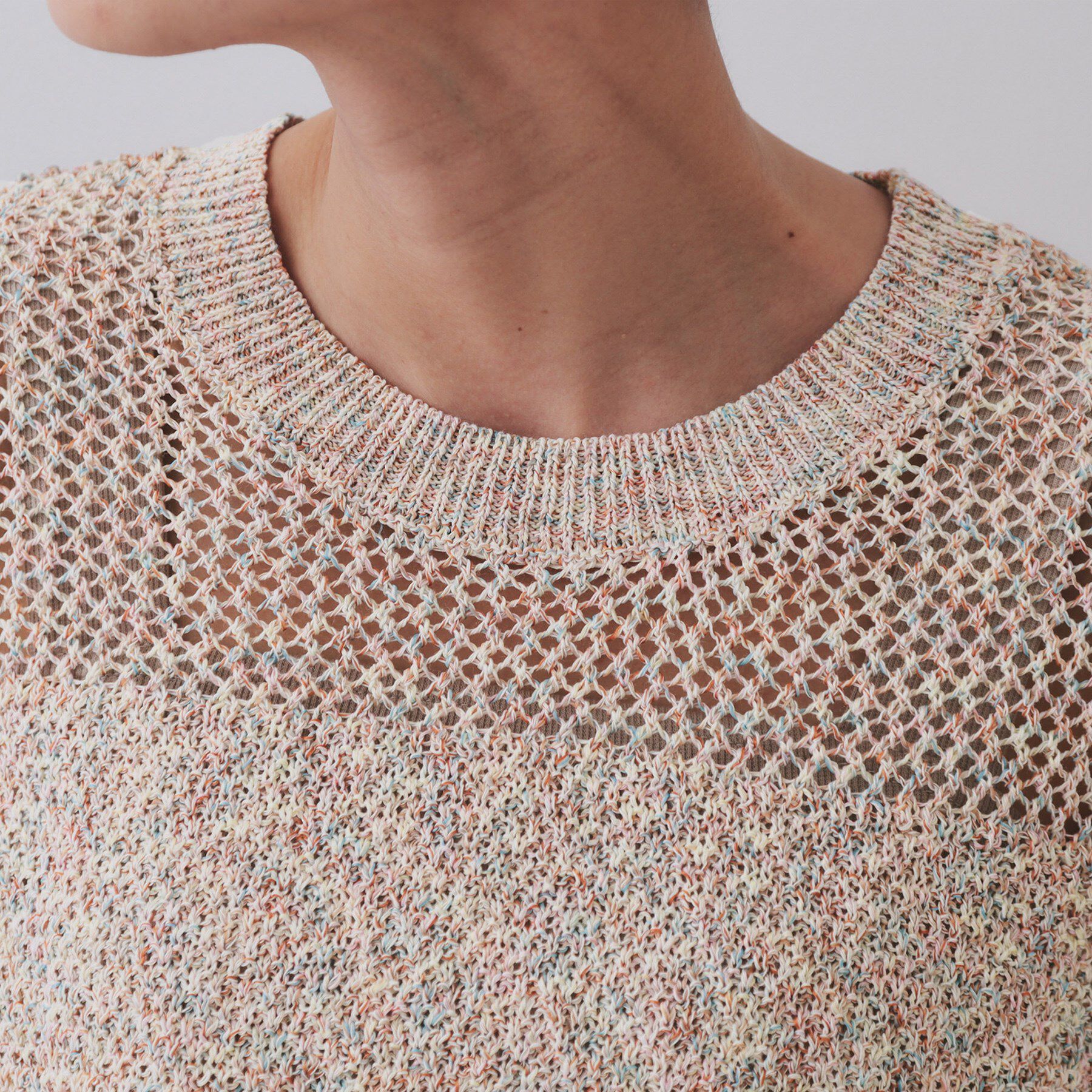 OPAQUE.CLIP「MIXヤーンカラーニット【洗濯機洗い可／抗ピル】」|ニット・セーター|