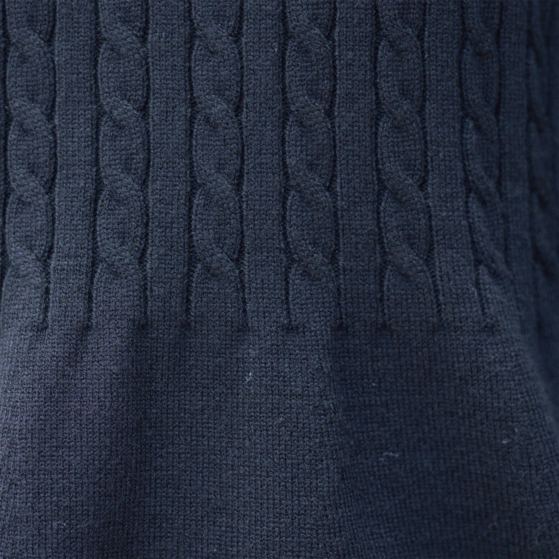 OPAQUE.CLIP「ミニケーブル切替ペプラムニット」|ニット・セーター|