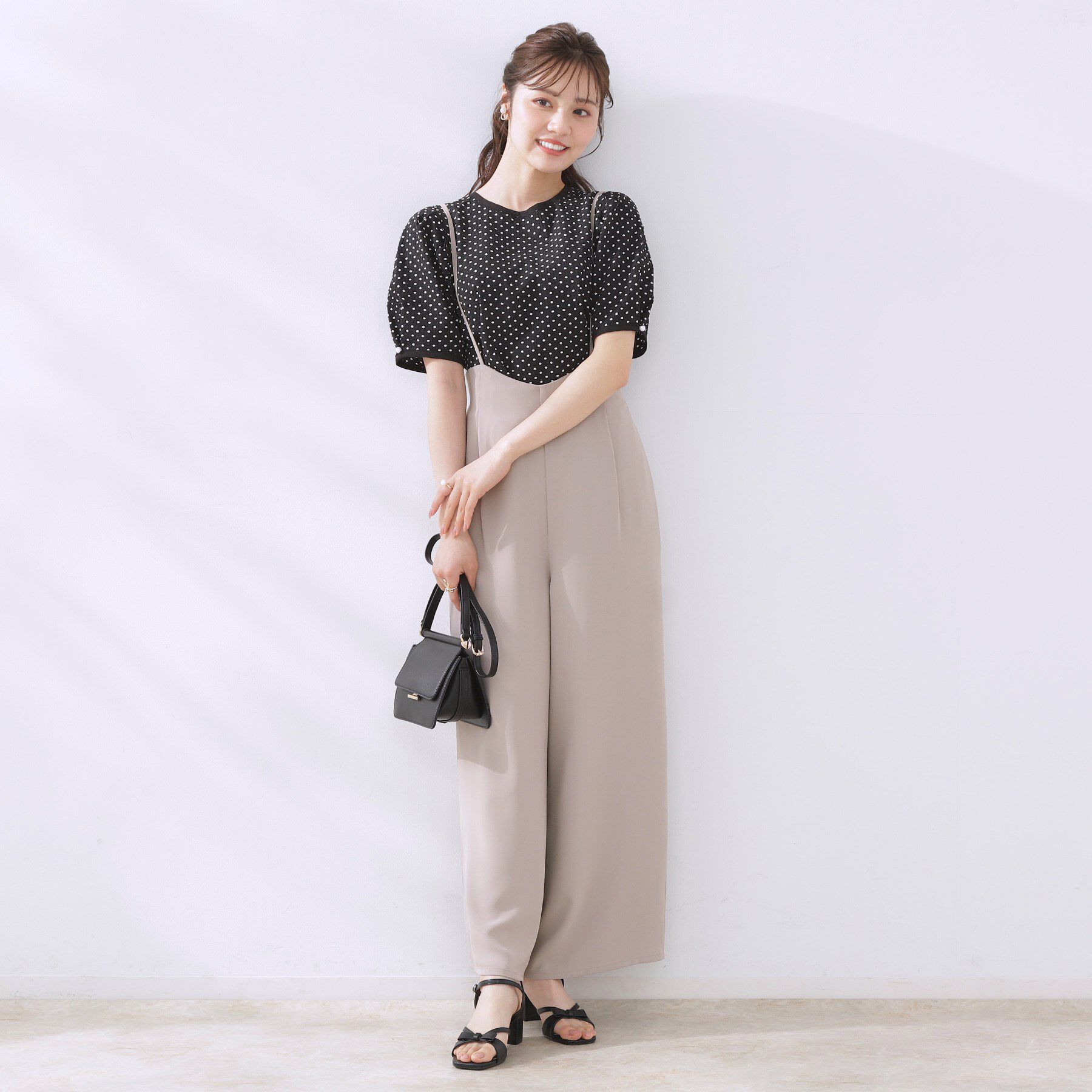 Couture broach「【マシンウォッシャブル・きれいめ】キャミロンパース」|その他|