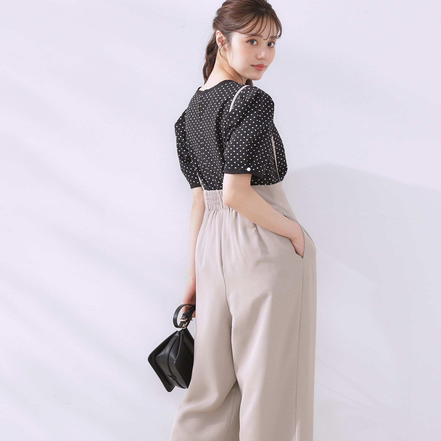 Couture broach「【マシンウォッシャブル・きれいめ】キャミロンパース」|その他|