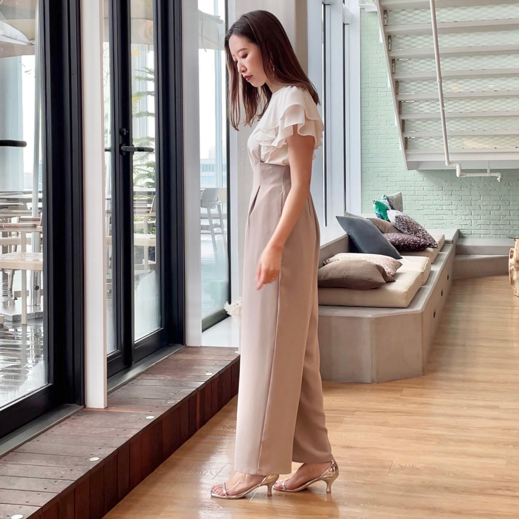 Couture broach「【マシンウォッシャブル・きれいめ】キャミロンパース」|その他|