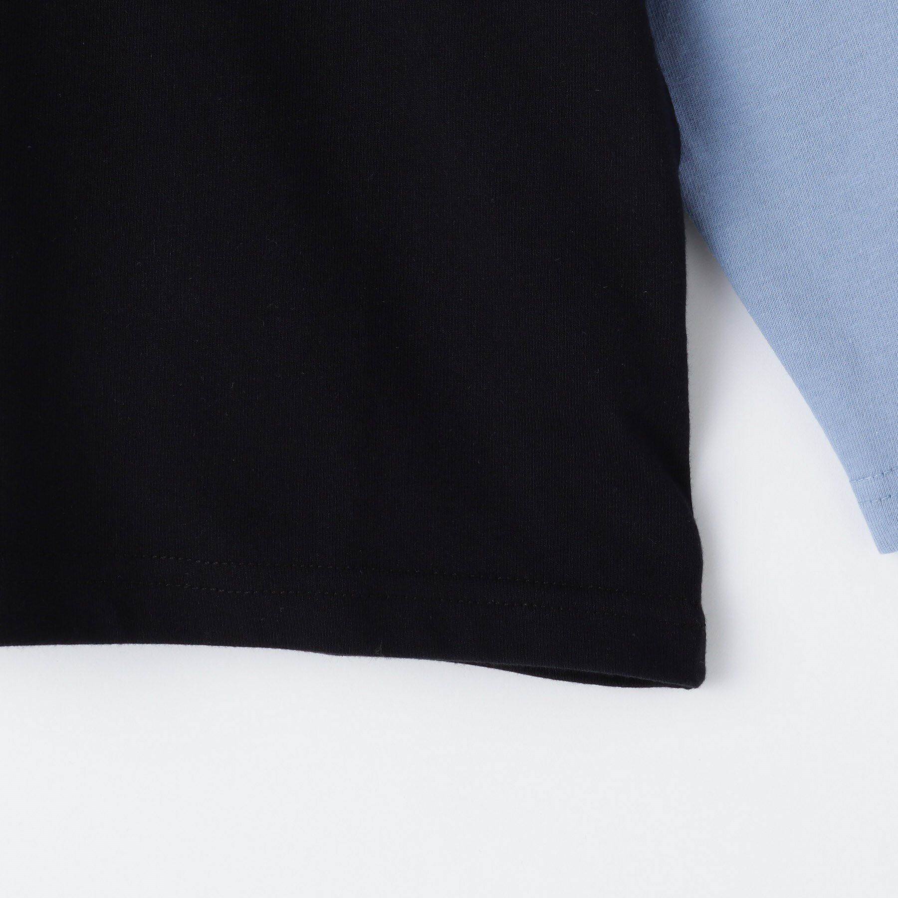 THE SHOP TK「【100-150】ブロッキング長袖Tシャツ/洗濯機OK」|Tシャツ・カットソー|