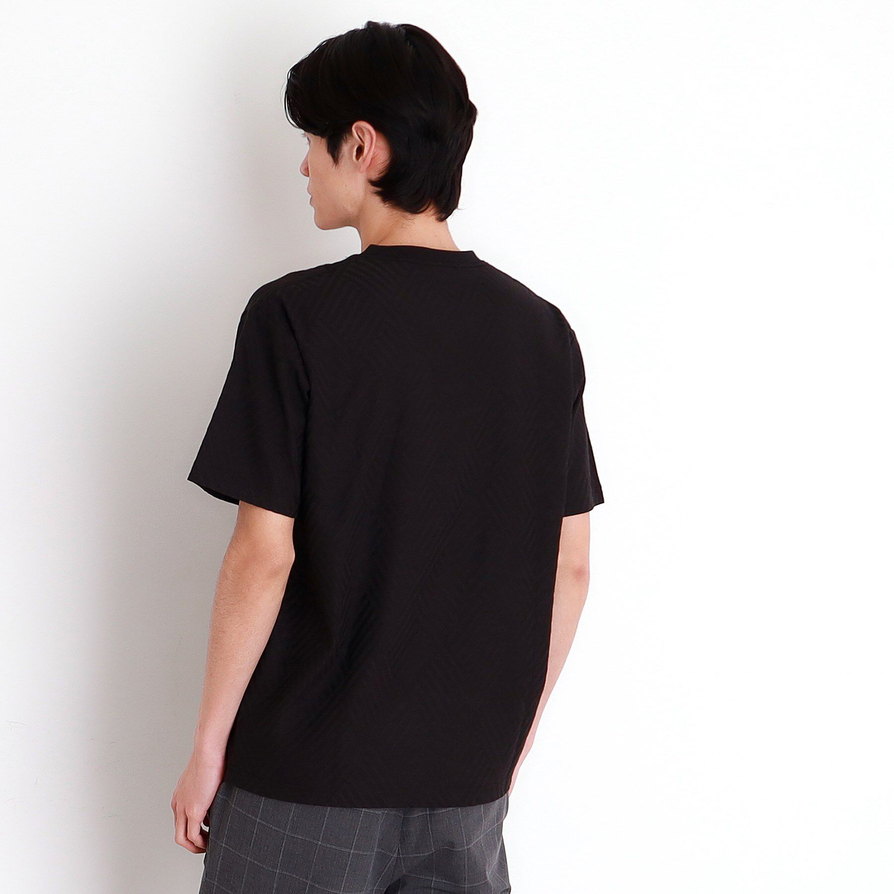 THE SHOP TK「リンクスジャカード半袖Ｔシャツ」|Tシャツ・カットソー|