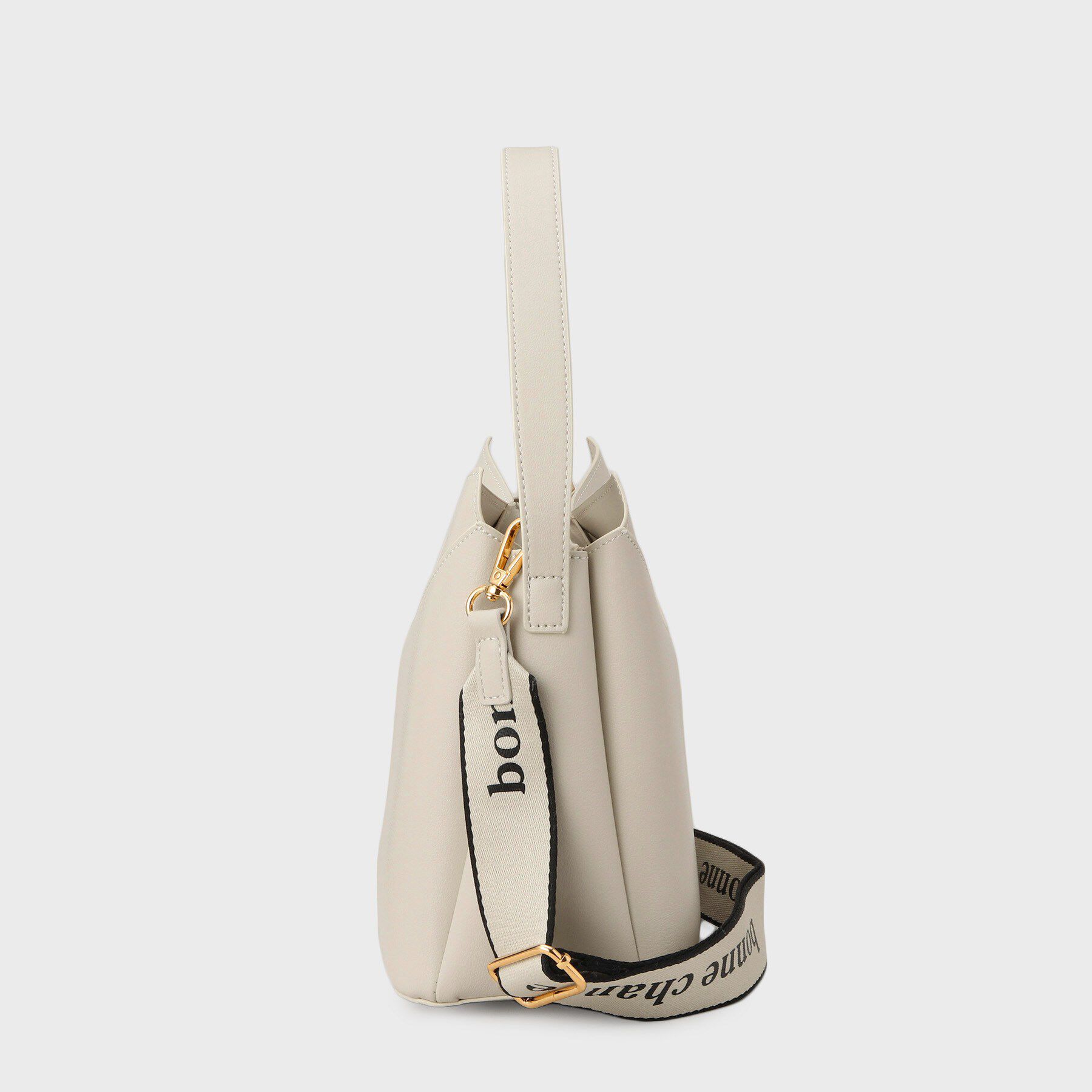 THE SHOP TK「ロゴベルトレザー調ミドルバッグ」|ハンドバッグ|