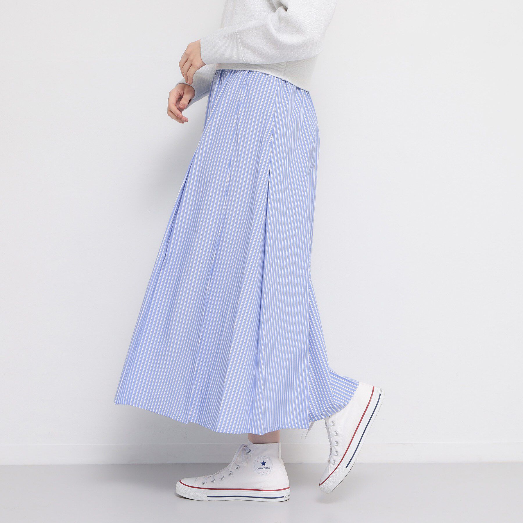 THE SHOP TK「ストライプアソートスカート」|スカート|