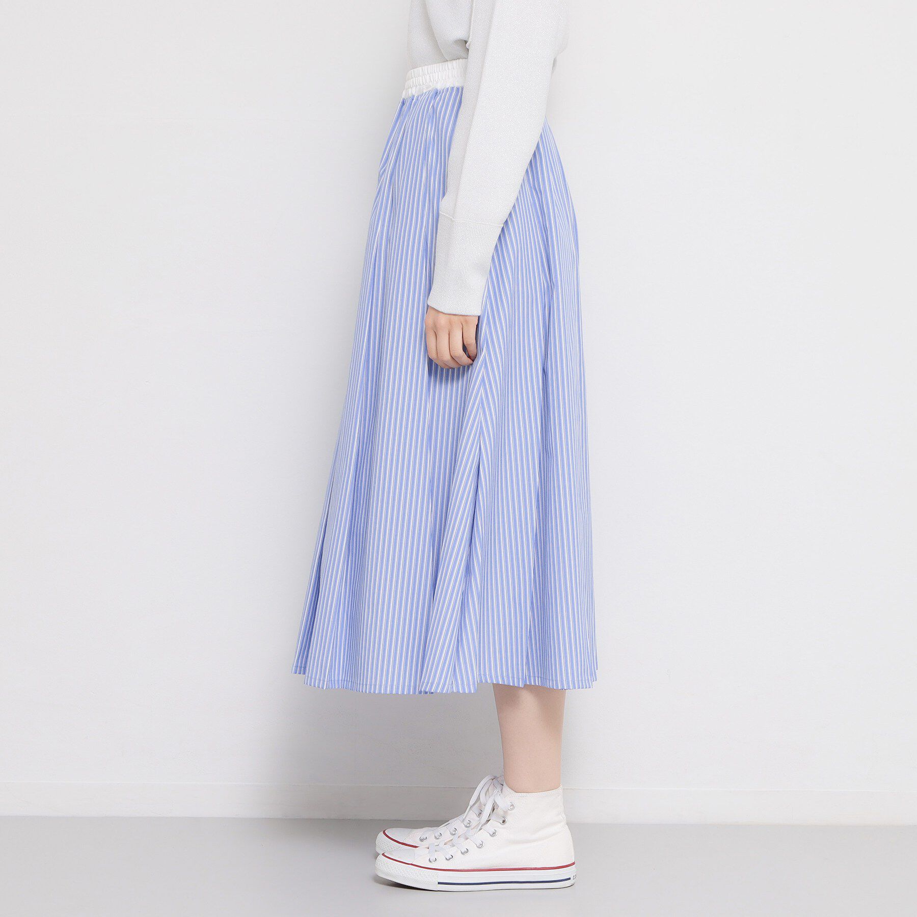 THE SHOP TK「ストライプアソートスカート」|スカート|