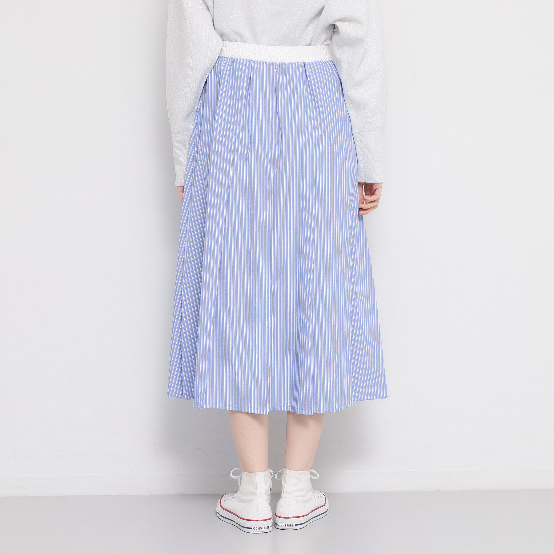 THE SHOP TK「ストライプアソートスカート」|スカート|