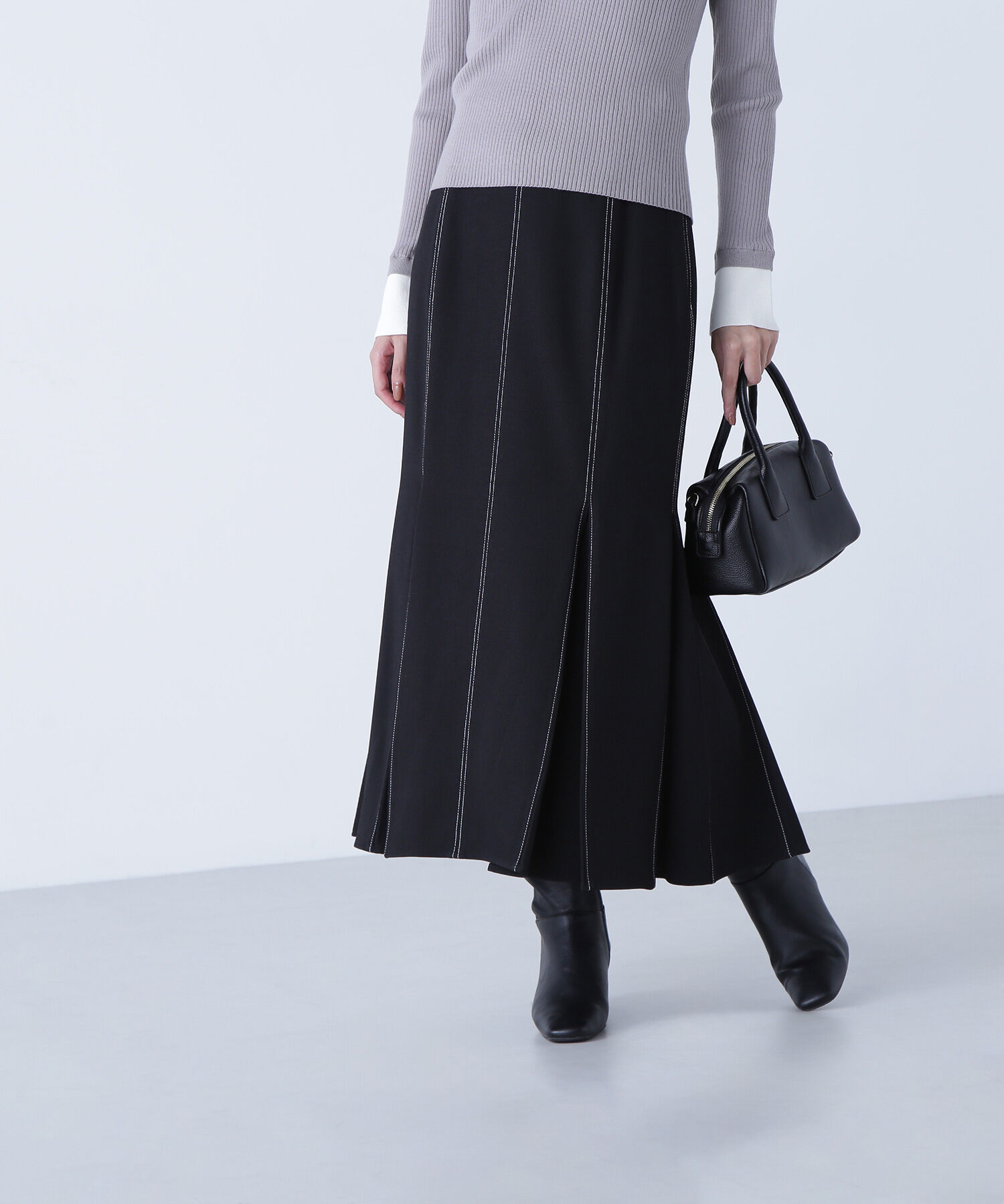  「ステッチタックマーメイドスカート」|スカート|