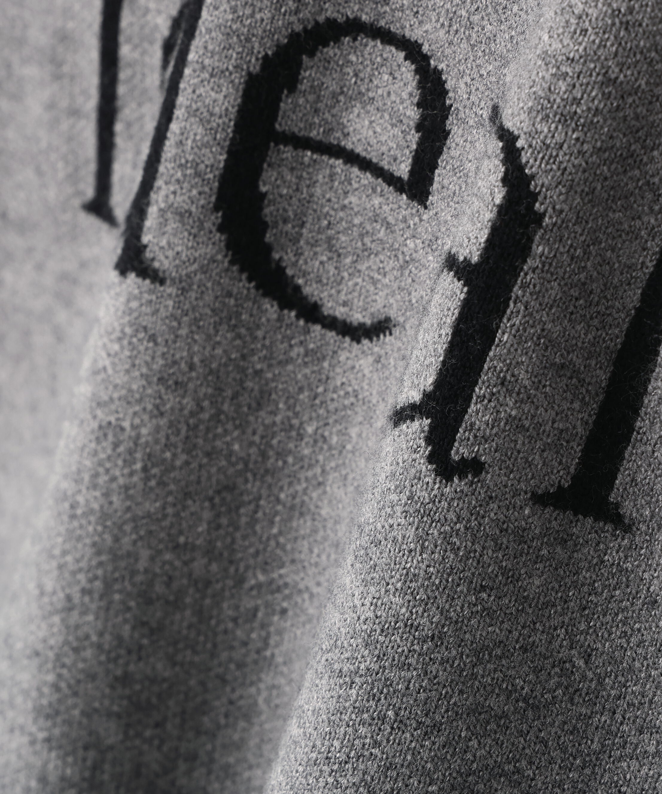  「ダブルジャガードロゴニット」|ニット・セーター|