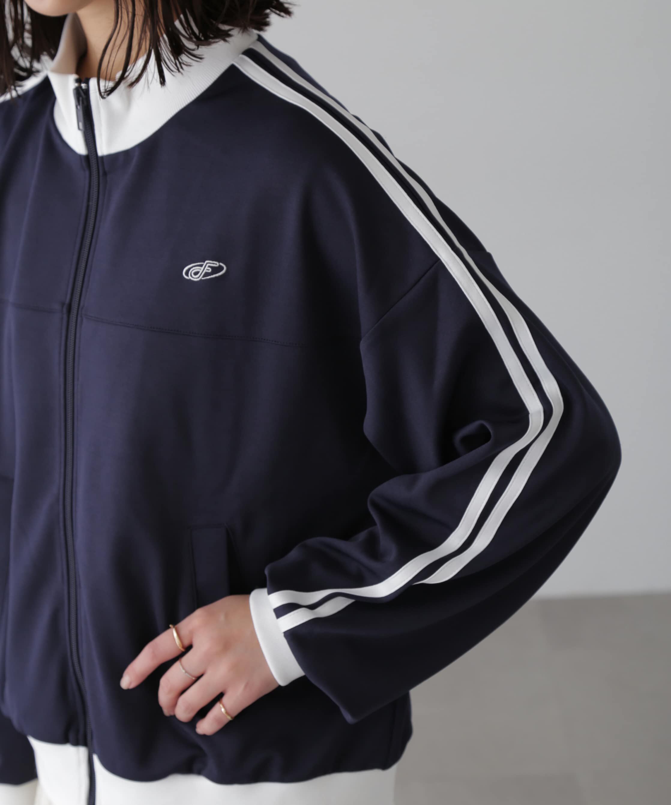  「配色ライントラックジャケット」|ブルゾン・スタジャン|