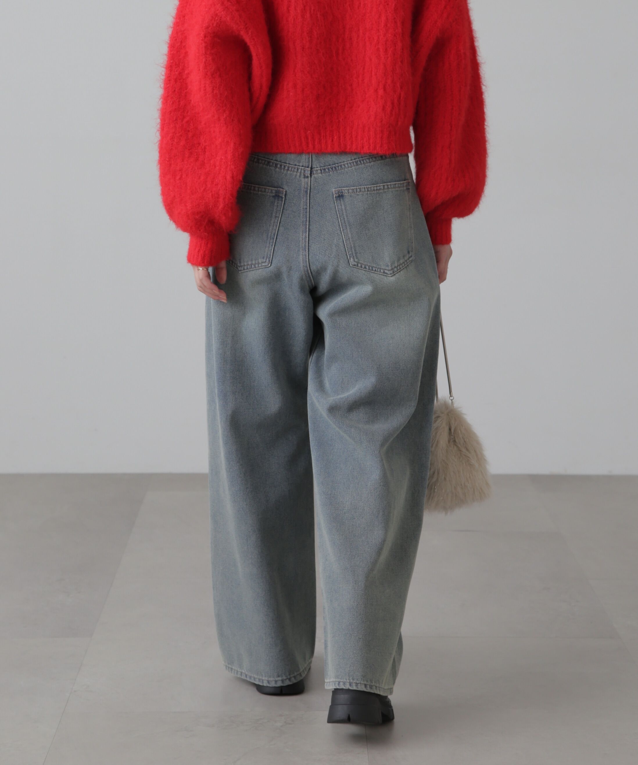  「ダブルニーワイドデニムパンツ」|その他|