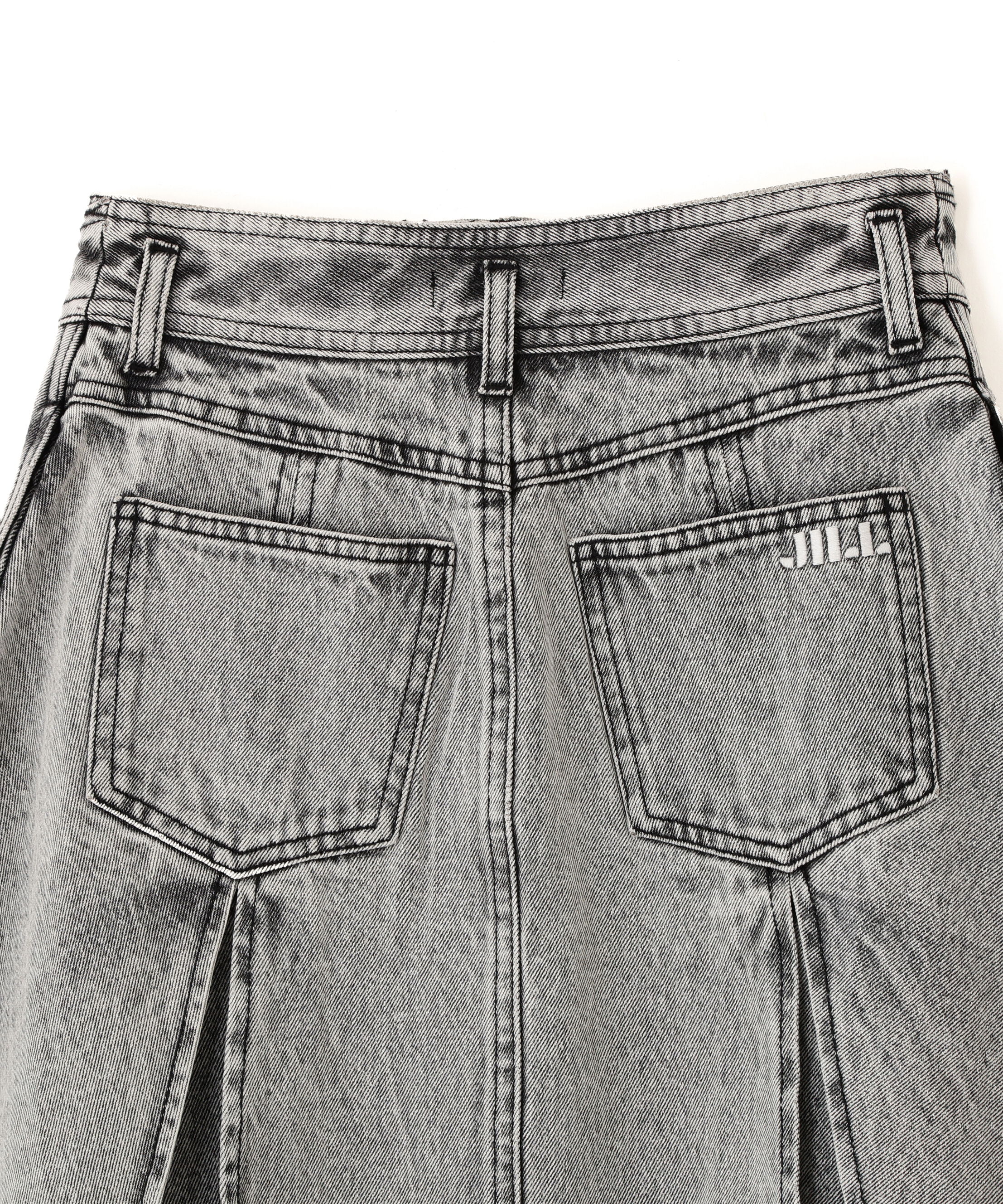  「構築パネルデニムミニスカート」|スカート|