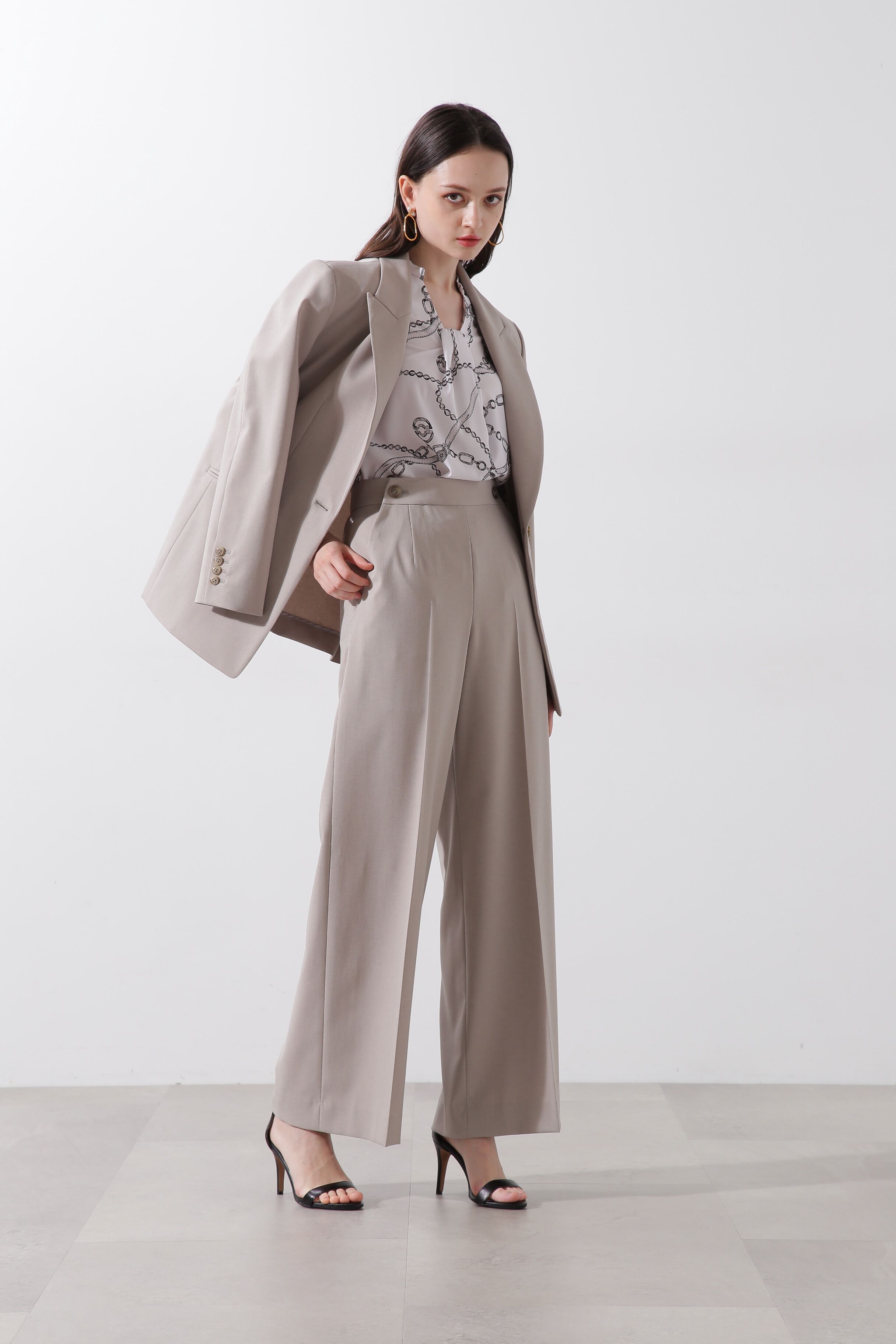  「◆ストライプセットアップジャケット」|その他|