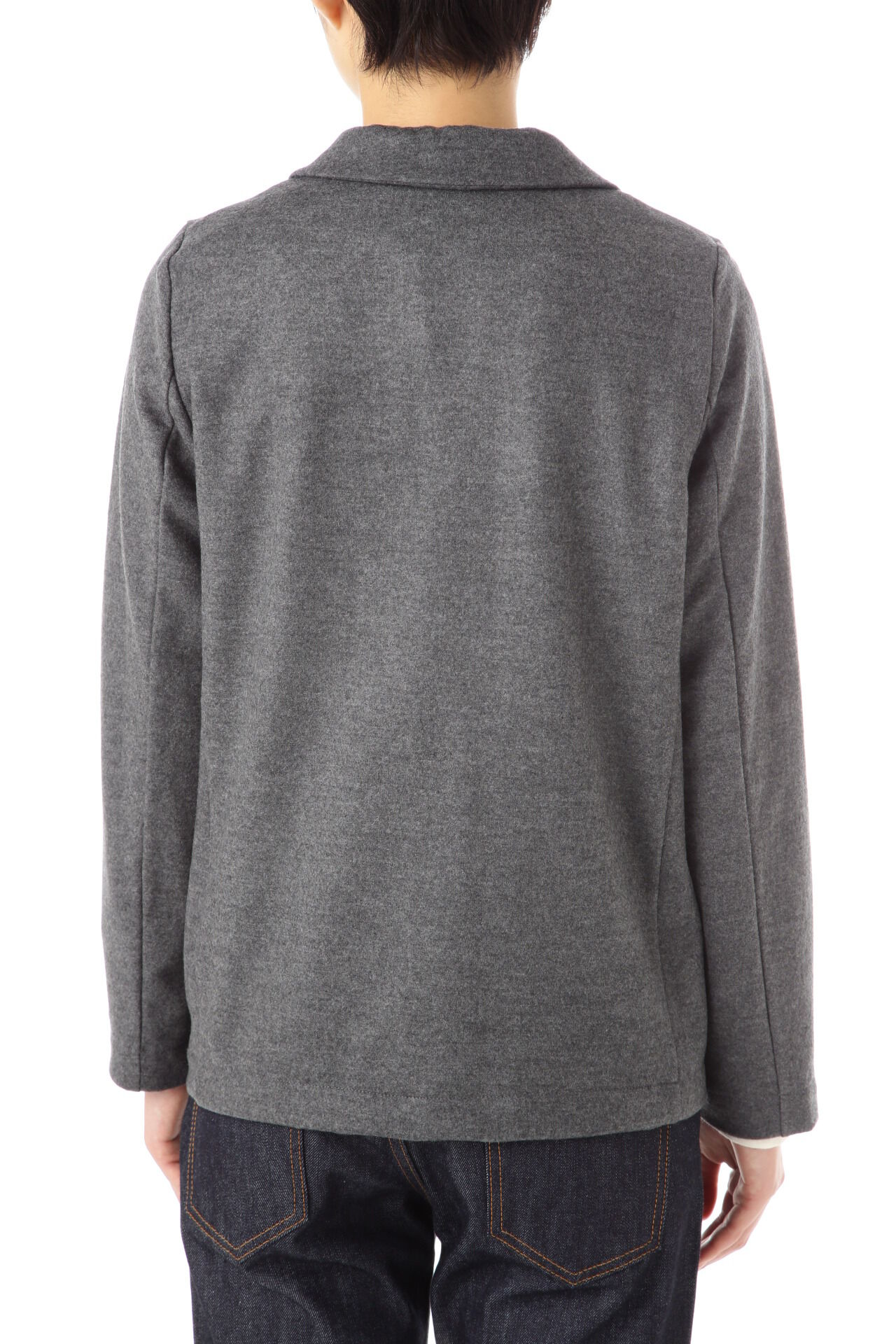  「カットソーテーラードジャケット」|ブルゾン・スタジャン|