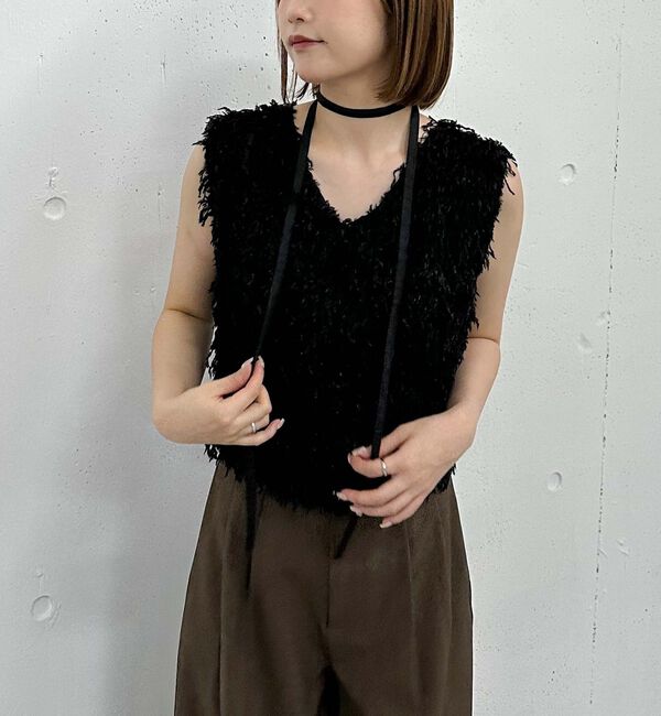 archives「カットフェザーベスト」|タンクトップ|