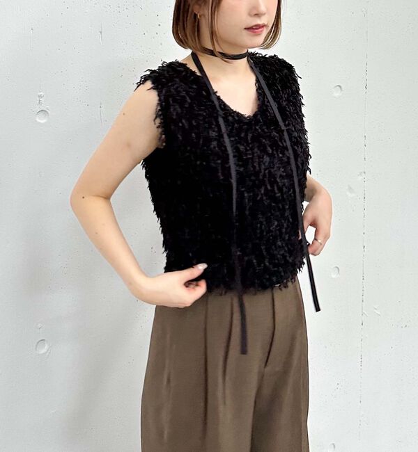 archives「カットフェザーベスト」|タンクトップ|
