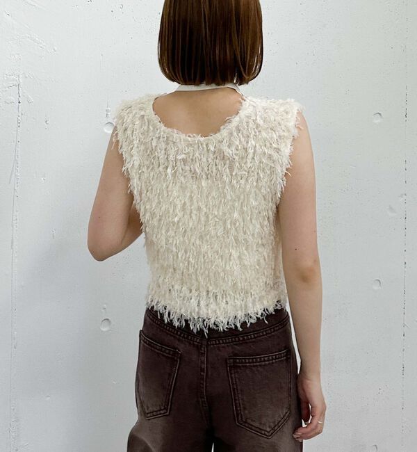 archives「カットフェザーベスト」|タンクトップ|