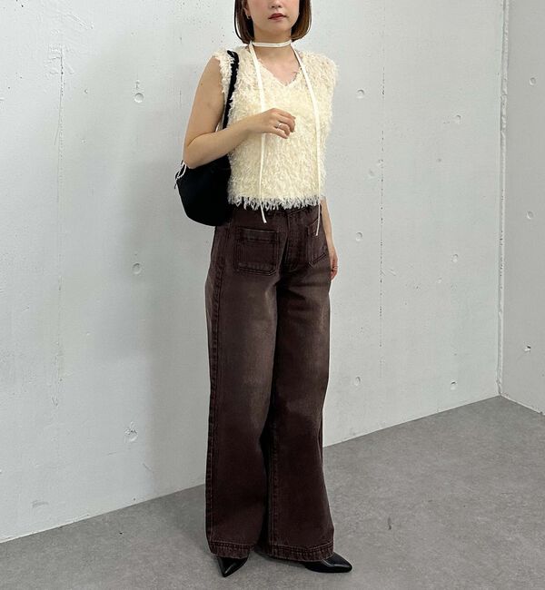 archives「カットフェザーベスト」|タンクトップ|