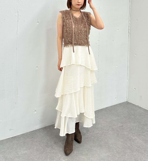 archives「カットフェザーベスト」|タンクトップ|