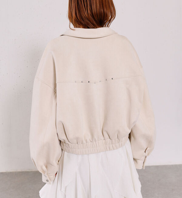 archives「スウェードブルゾン」|テーラードジャケット|