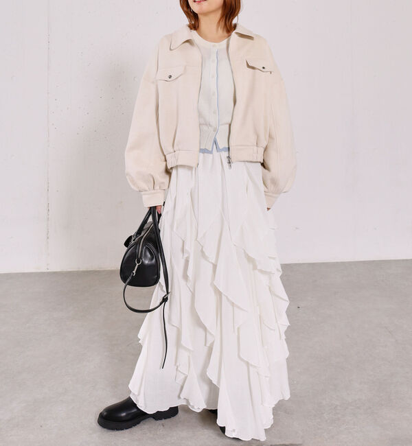 archives「スウェードブルゾン」|テーラードジャケット|