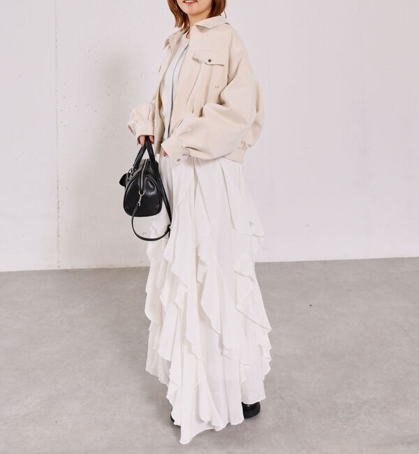 archives「スウェードブルゾン」|テーラードジャケット|