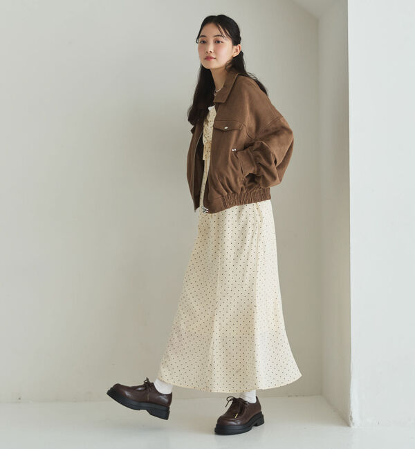 archives「スウェードブルゾン」|テーラードジャケット|