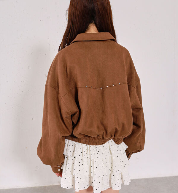 archives「スウェードブルゾン」|テーラードジャケット|