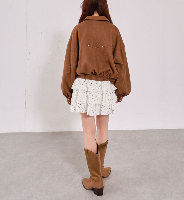 archives「スウェードブルゾン」|テーラードジャケット|