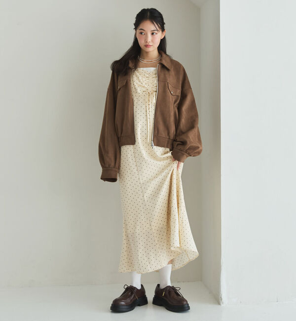 archives「スウェードブルゾン」|テーラードジャケット|