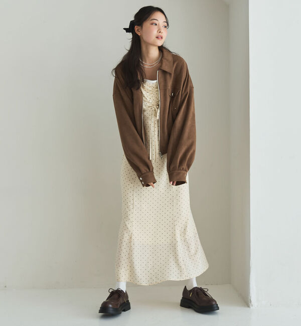 archives「スウェードブルゾン」|テーラードジャケット|