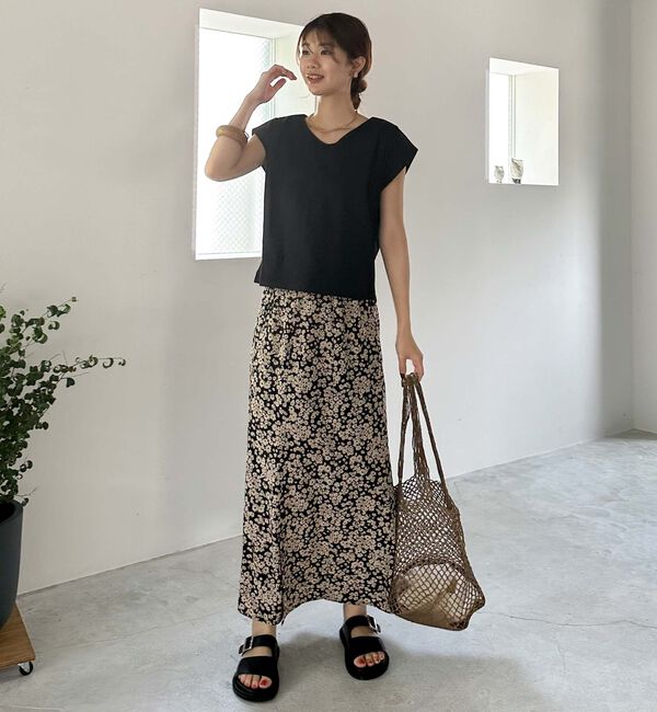 Doux archives「単色花スカート／」|スカート|