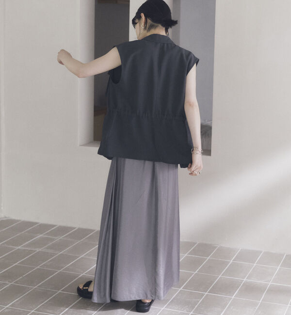 Doux archives「サテンフレアスカート」|スカート|