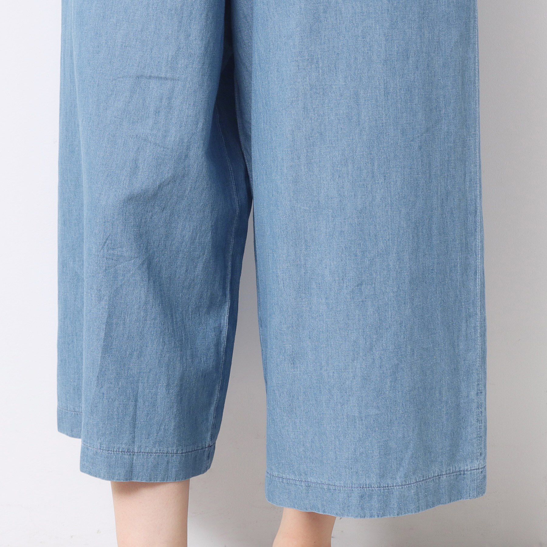 Dessin「【洗える・4サイズ展開】リネンブレンドクロップド丈マリンパンツ」|その他|