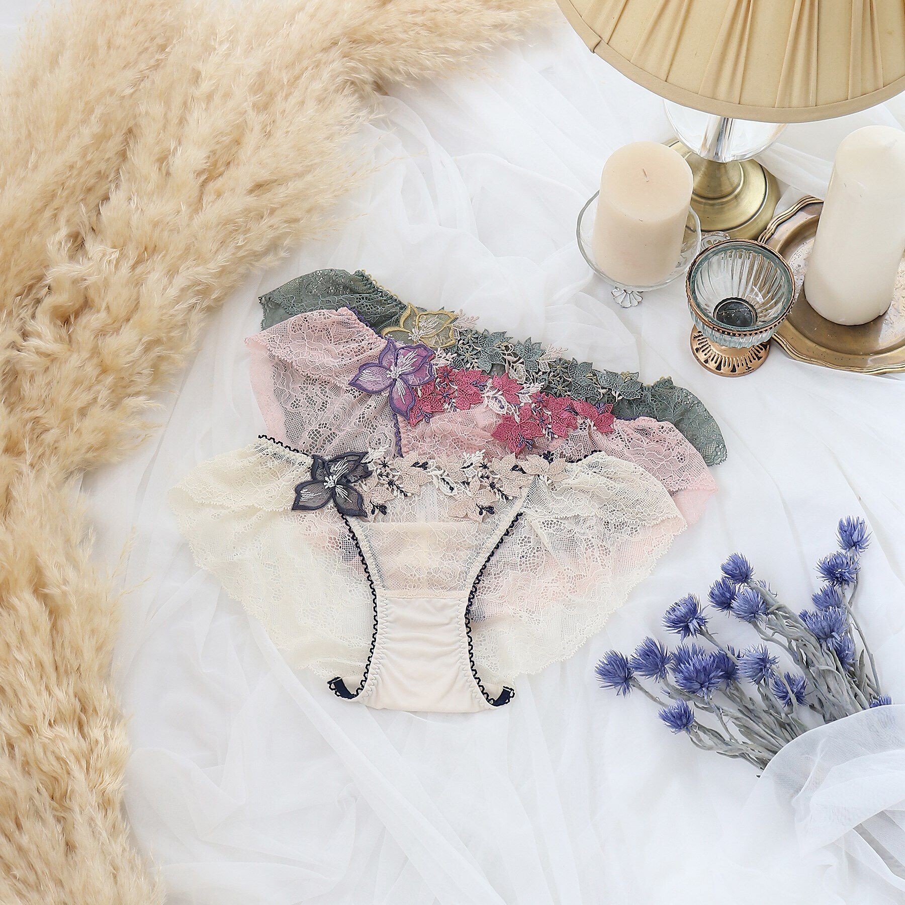 Risa Magli「エレーナ レースショーツ」|インナー|