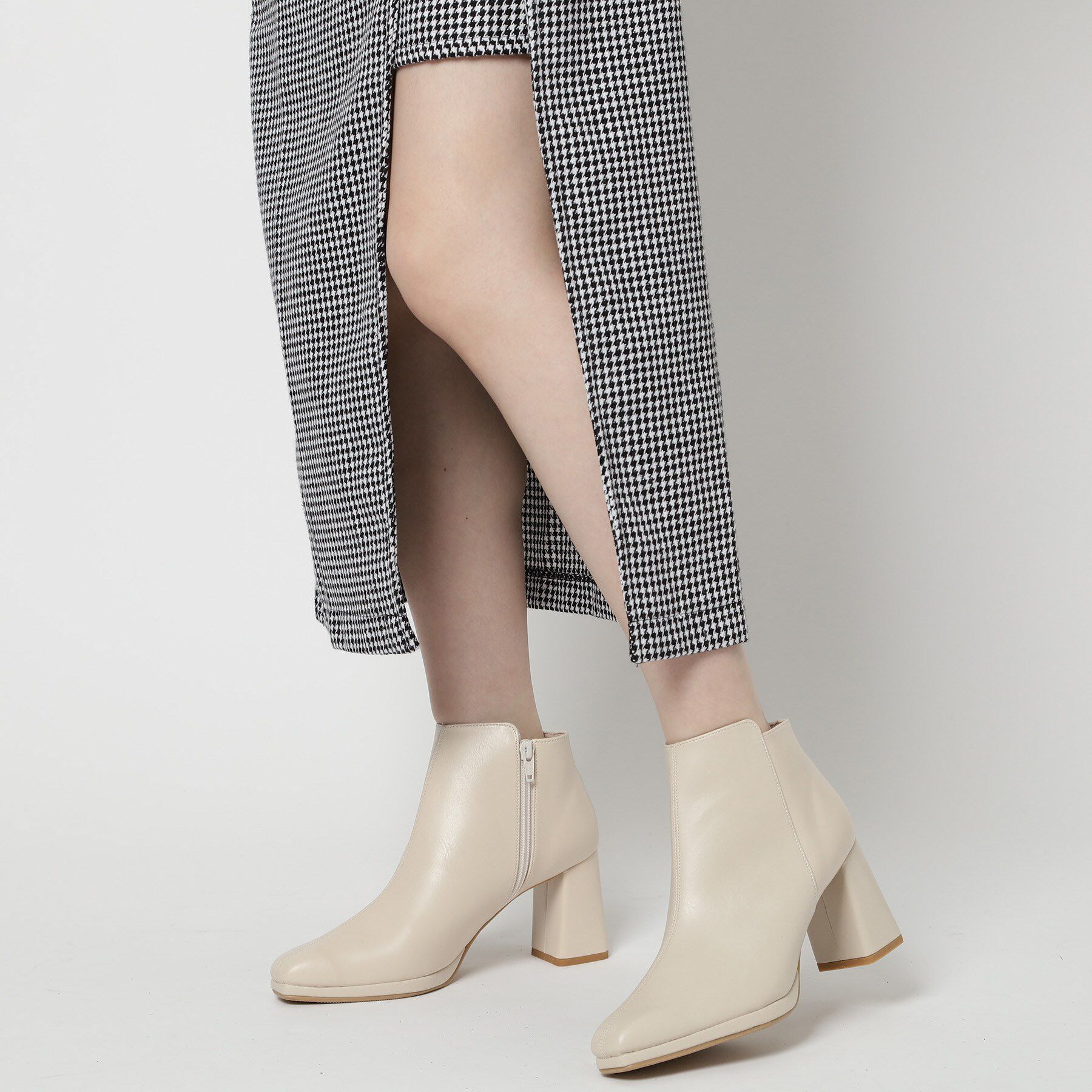 ESPERANZA「ブロックヒールショートブーツ」|ショートブーツ|