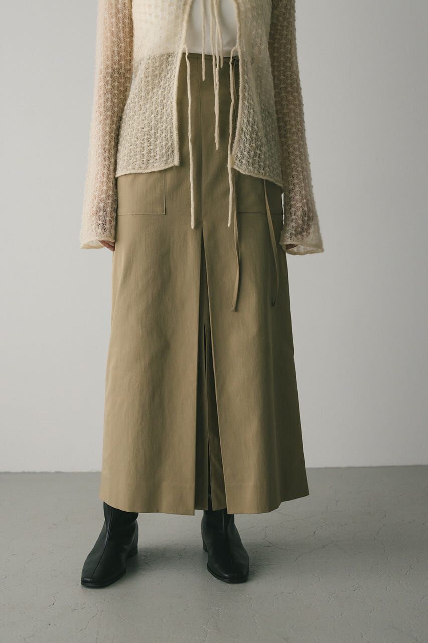 STYLEMIXER「ダブルスリットハイストレッチスカート」|スカート|BEG