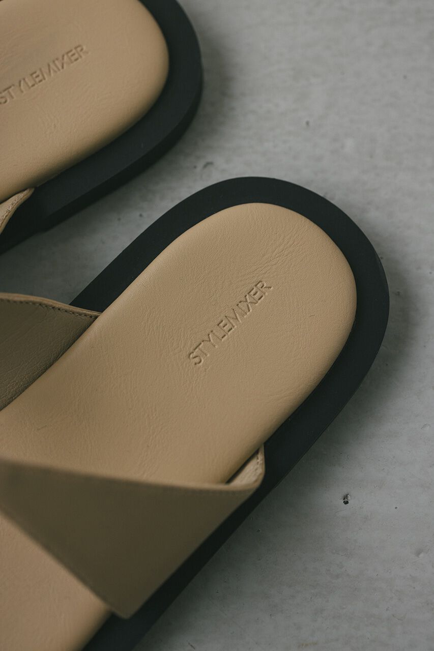 STYLEMIXER「ダブルストラップフラットサンダル」|パンプス|