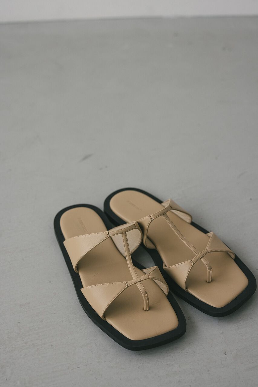 STYLEMIXER「ダブルストラップフラットサンダル」|パンプス|