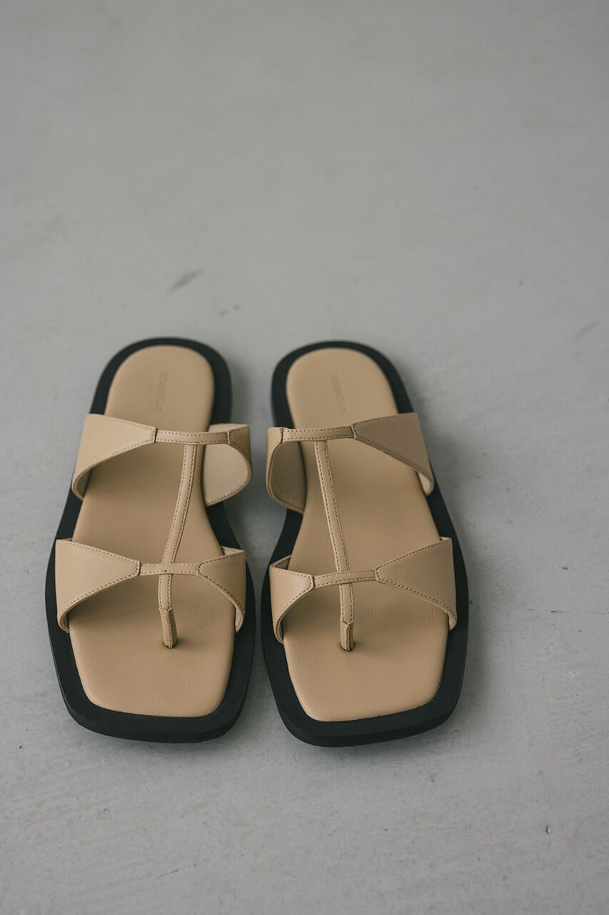 STYLEMIXER「ダブルストラップフラットサンダル」|パンプス|