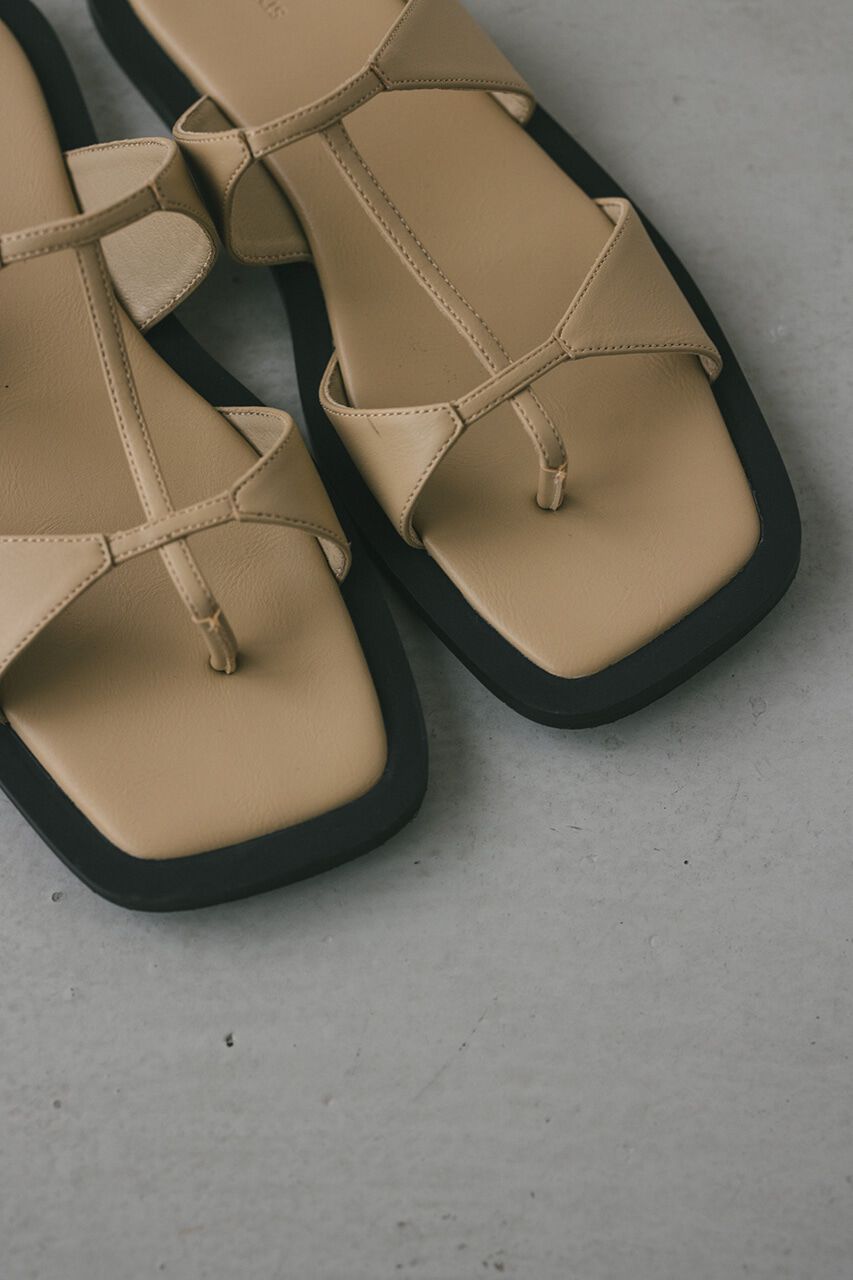 STYLEMIXER「ダブルストラップフラットサンダル」|パンプス|