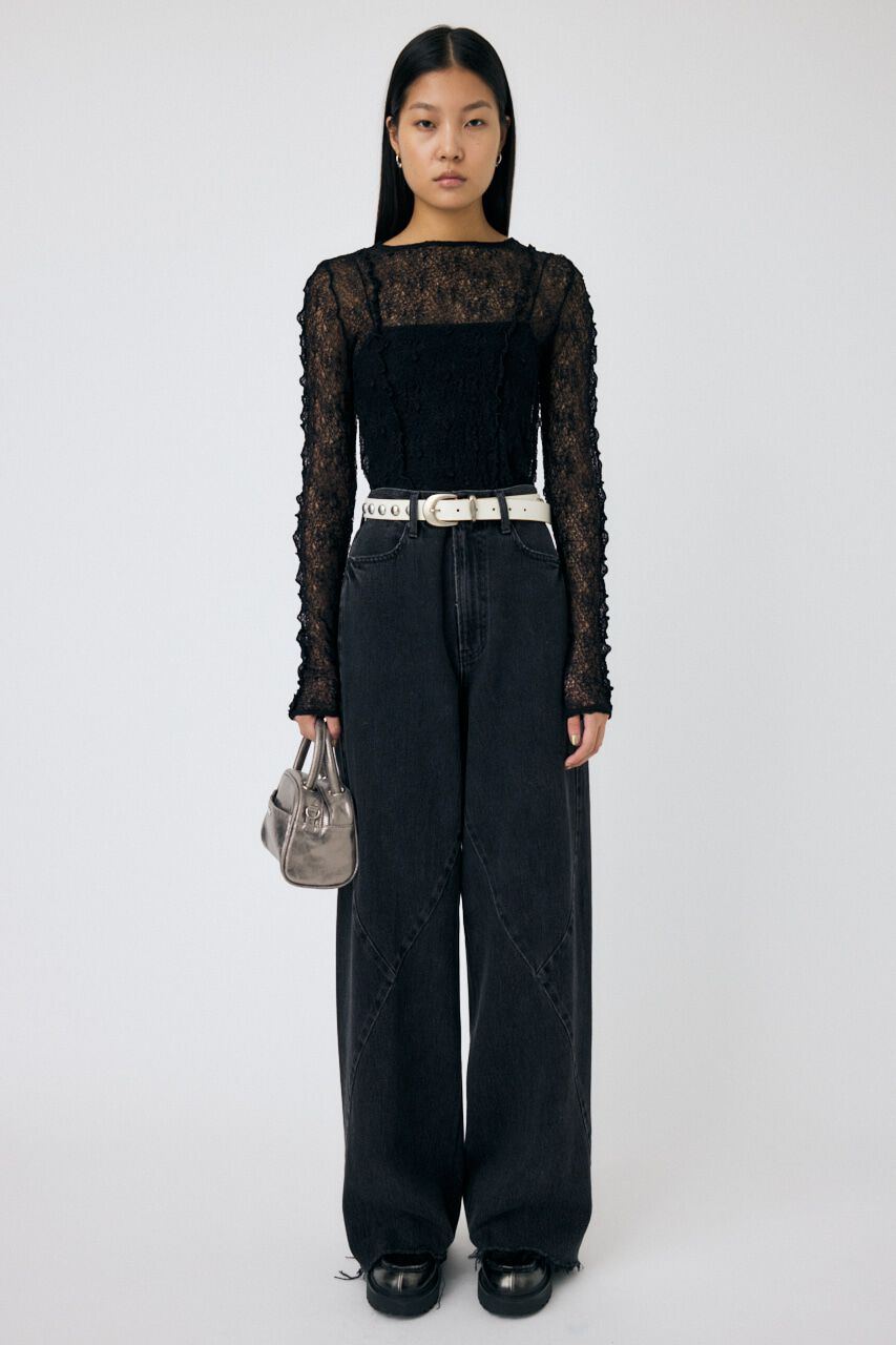 MOUSSY「PLUMPY レーストップス」|Tシャツ・カットソー|