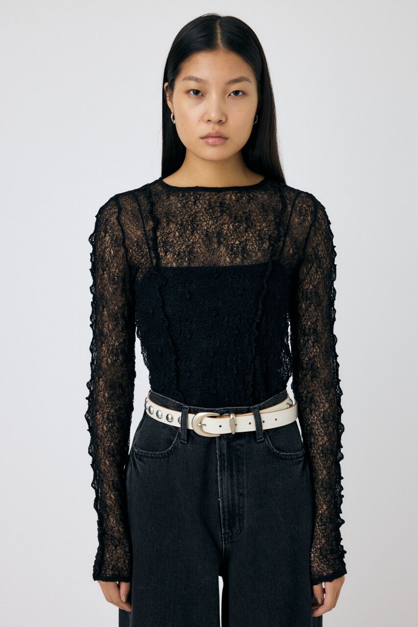 MOUSSY「PLUMPY レーストップス」|Tシャツ・カットソー|